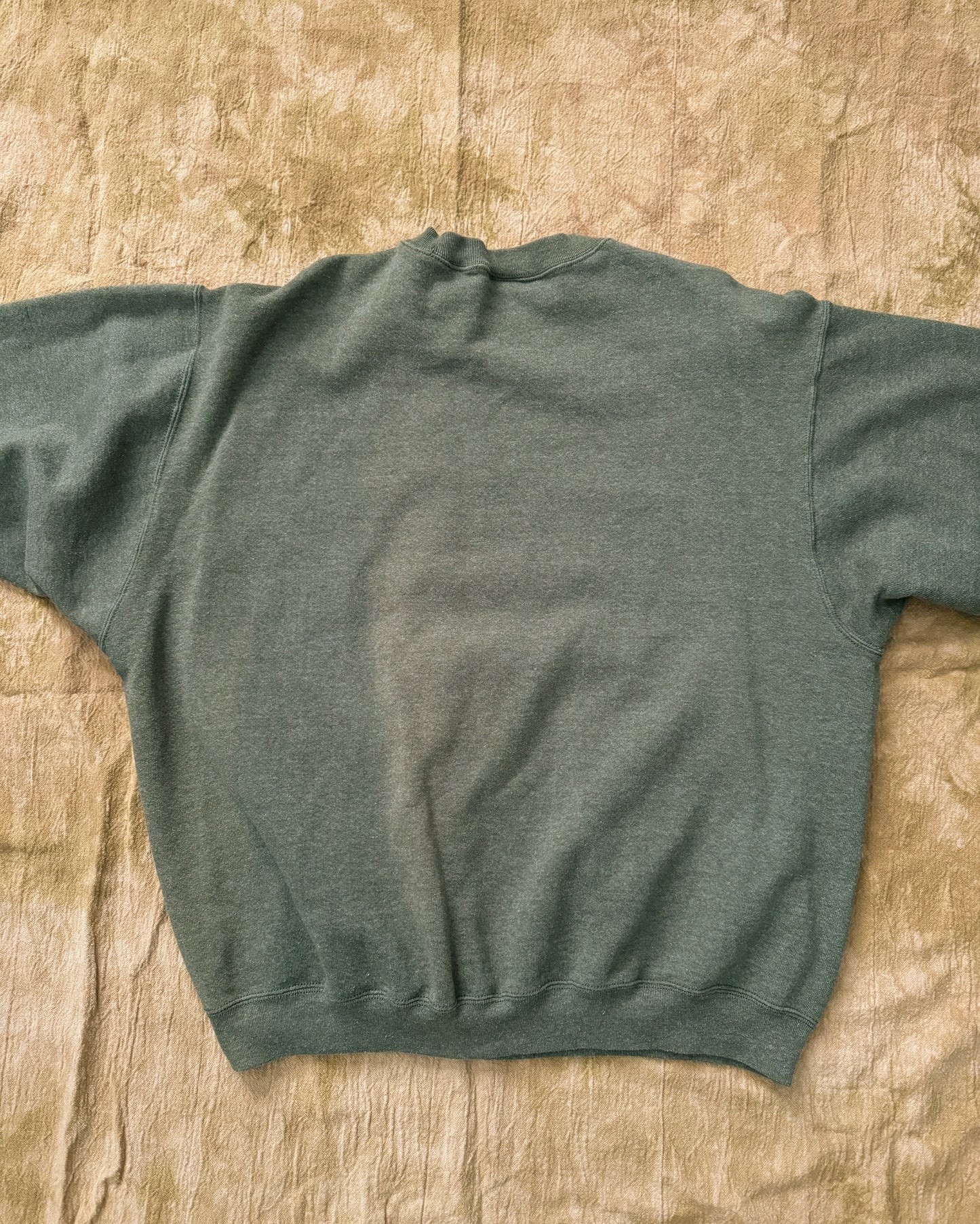 Vintage 90s Men's Green Wilson Sweatshirt | Large/X-Large