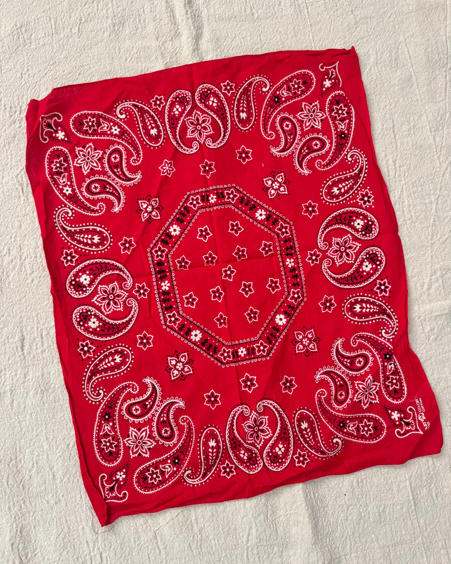 Vintage 50s Red Bandana