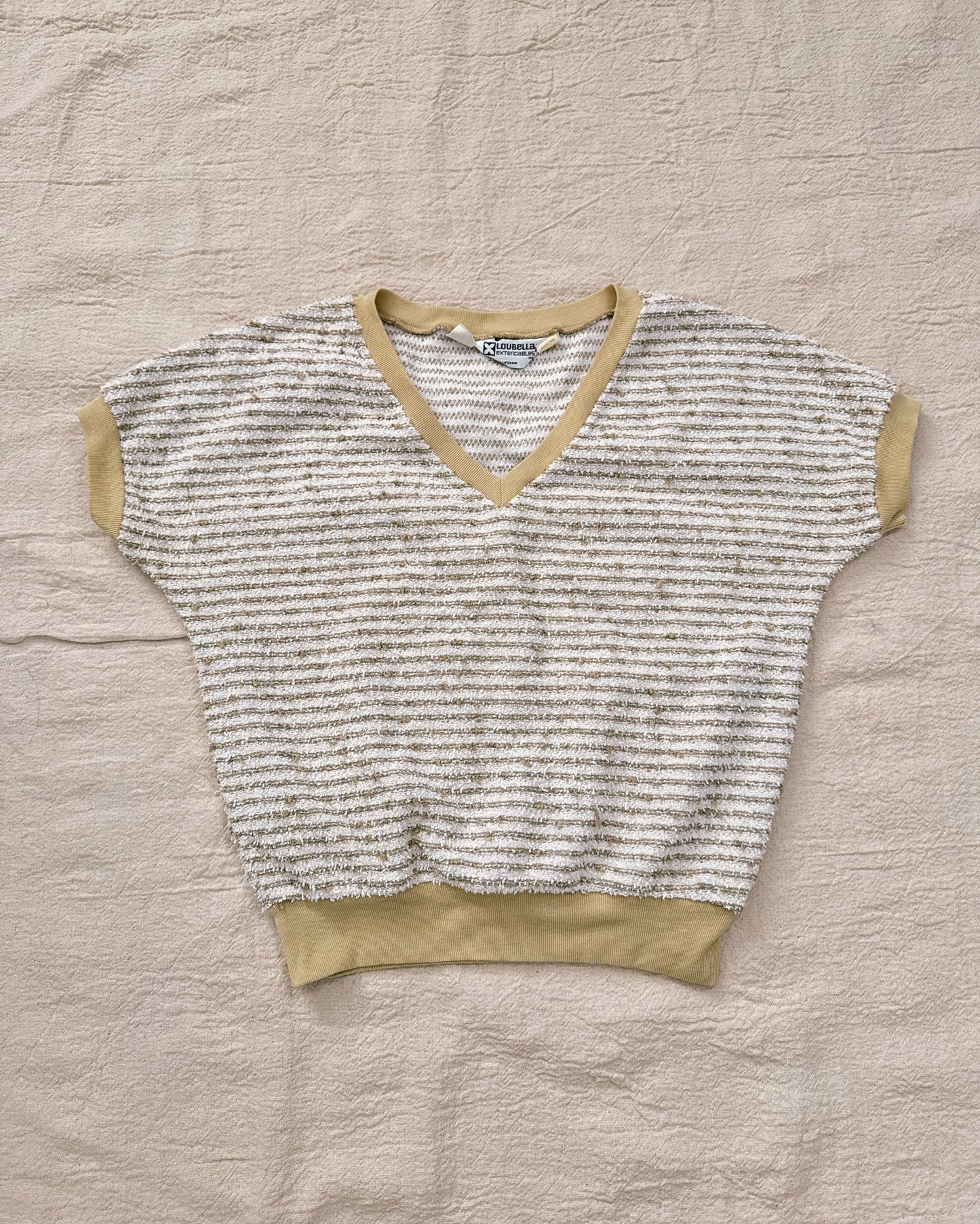 Vintage 70s Striped Top | Size Small-Medium