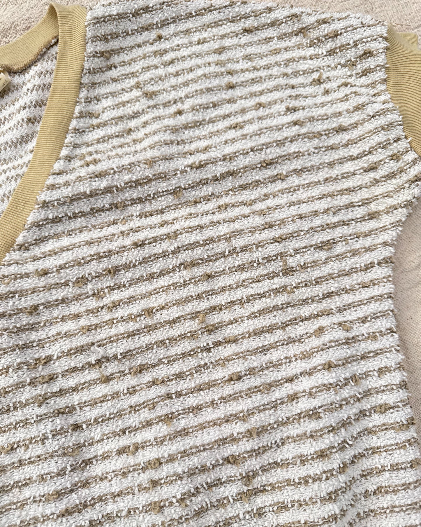 Vintage 70s Striped Top | Size Small-Medium