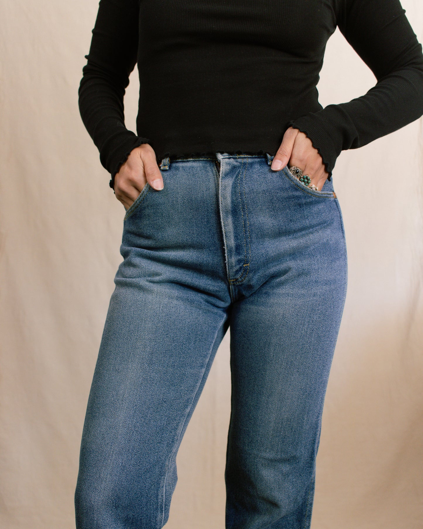 Vintage 60s Lee Rider Jeans | 24"