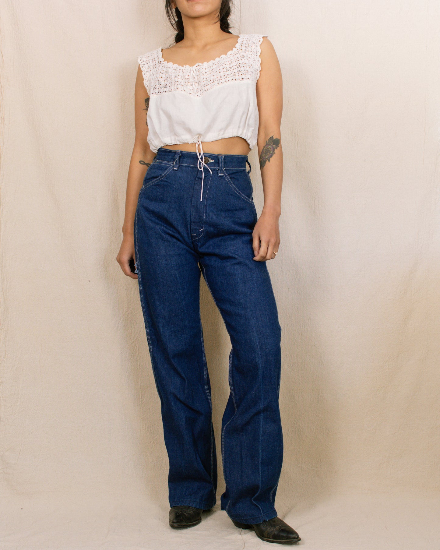 Vintage 60s DeeCee Carpenter Jeans | Size 24"/25"