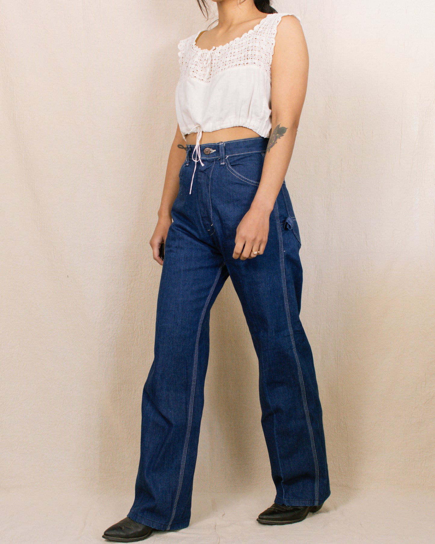 Vintage 60s DeeCee Carpenter Jeans | Size 24"/25"
