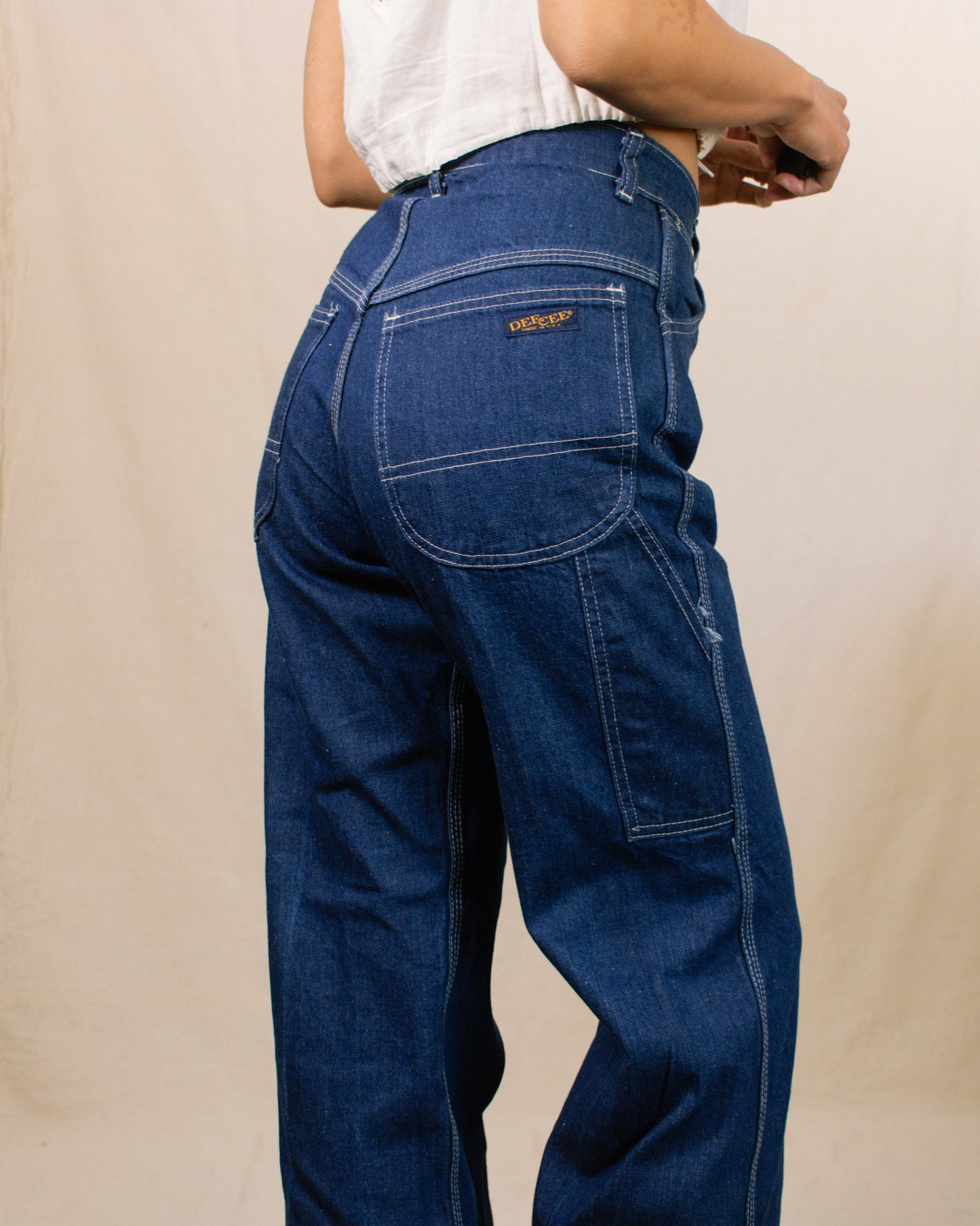 Vintage 60s DeeCee Carpenter Jeans | Size 24"/25"