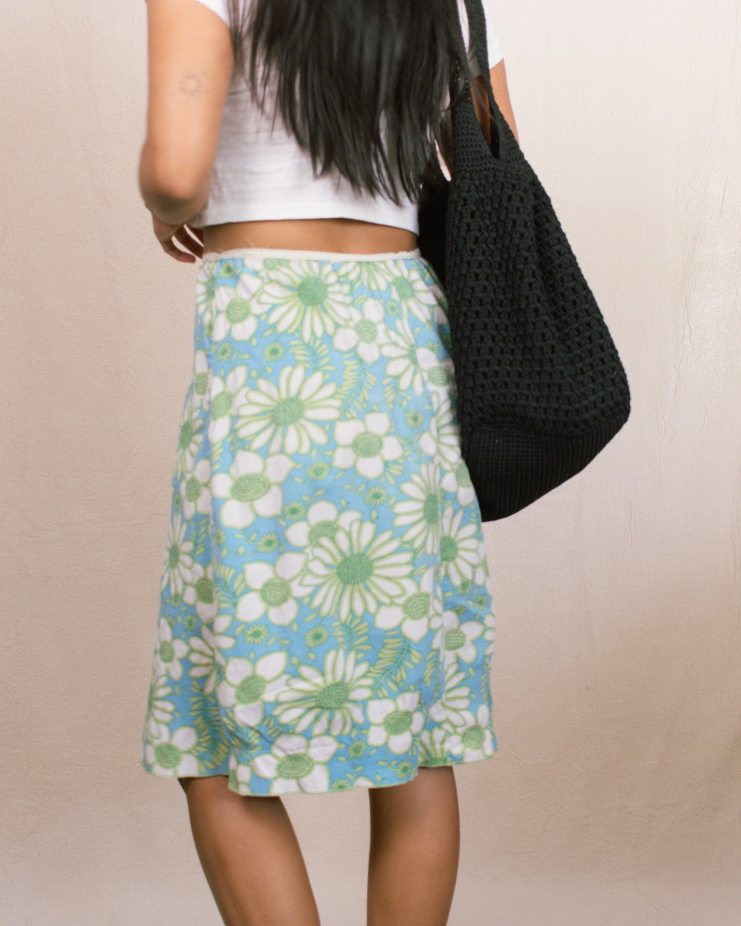 Vintage 90s Hawaiian Skirt | Size Small/Medium