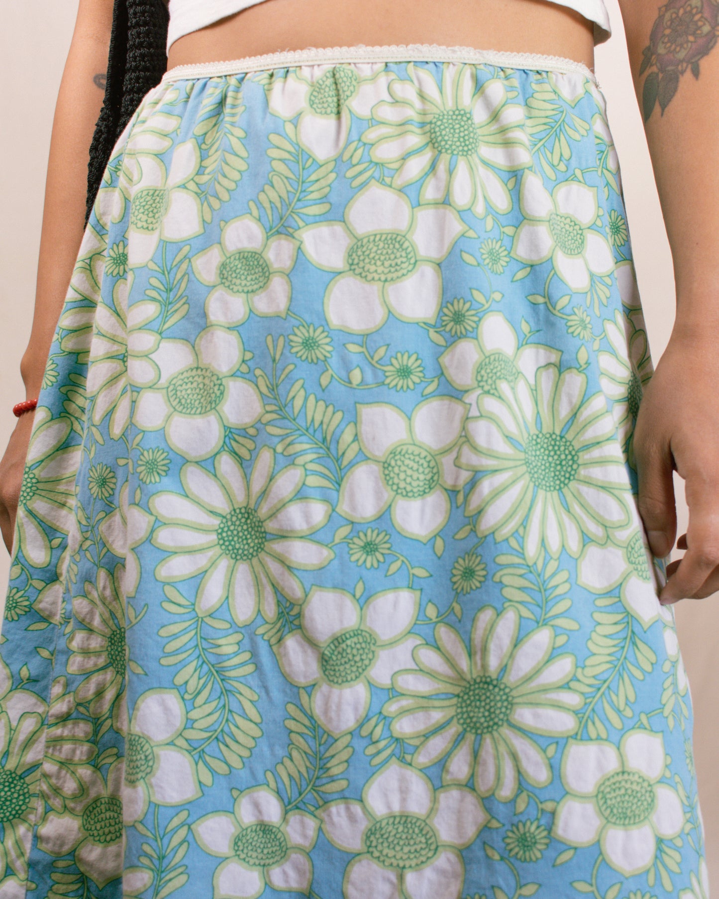 Vintage 90s Hawaiian Skirt | Size Small/Medium