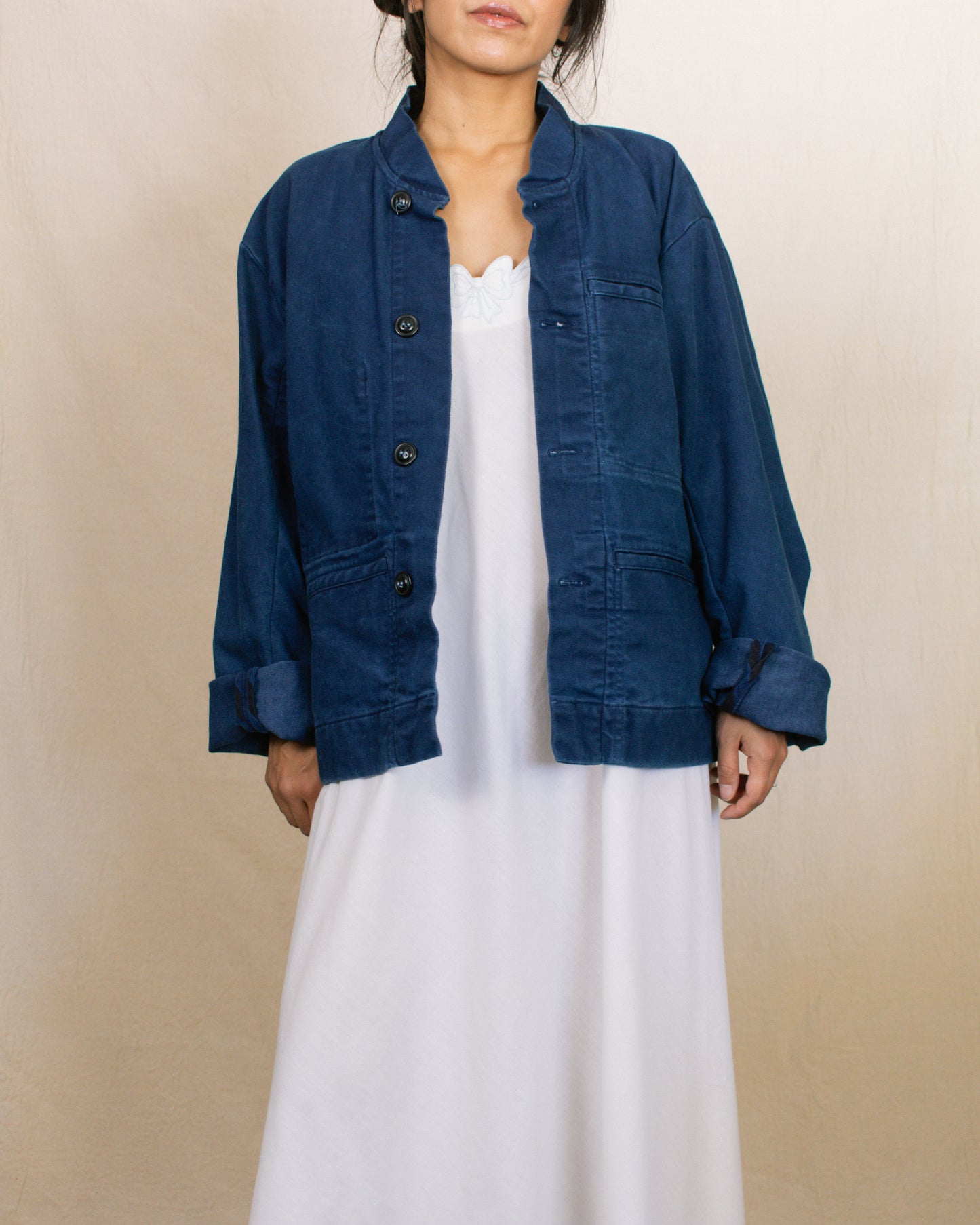 Denim Chore Jacket | Size Small-Large