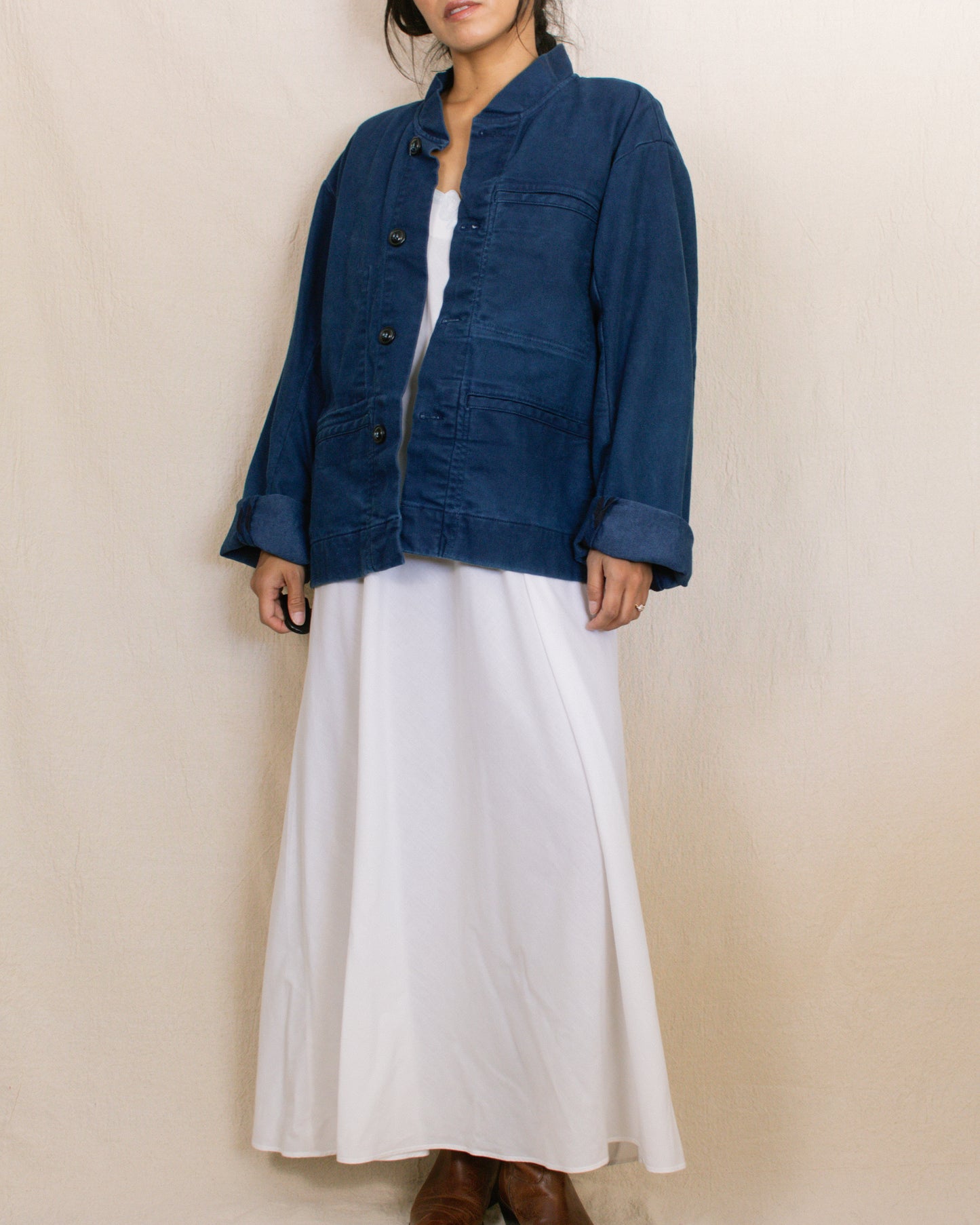 Denim Chore Jacket | Size Small-Large