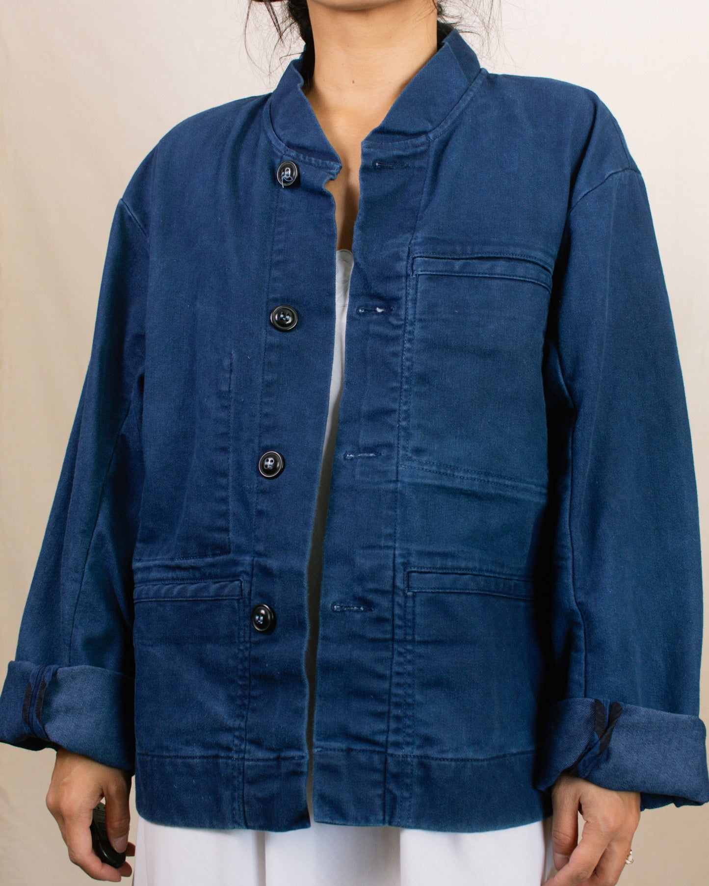 Denim Chore Jacket | Size Small-Large