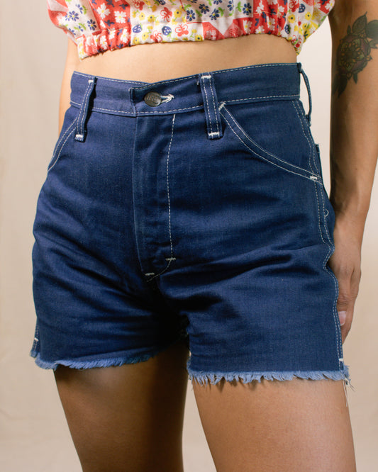 Vintage 70s Dee Cee Denim Shorts | Size 26"
