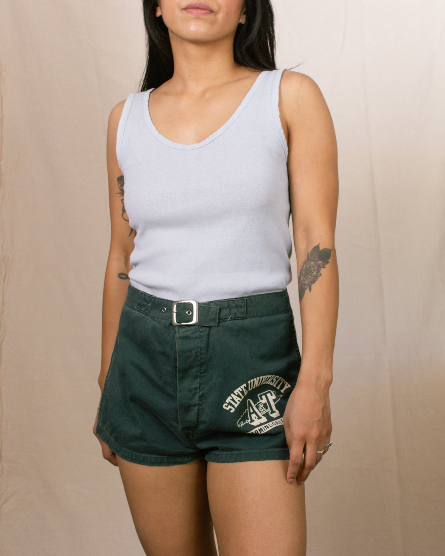 Vintage 70s Baby Blue Tank Top | Size Small