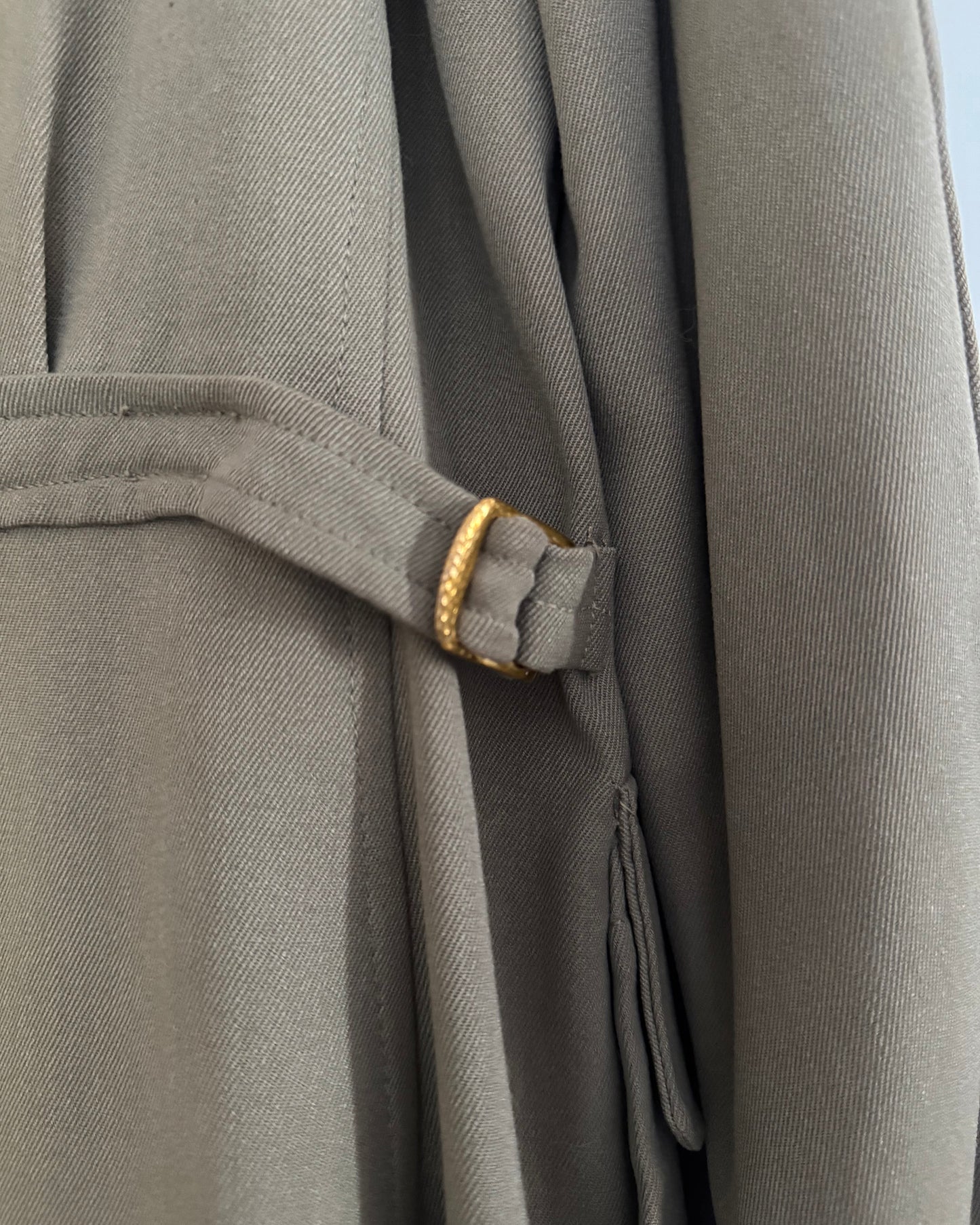 Vintage 50s Unisex Taupe Jacket | Women's Large, Men's S/M