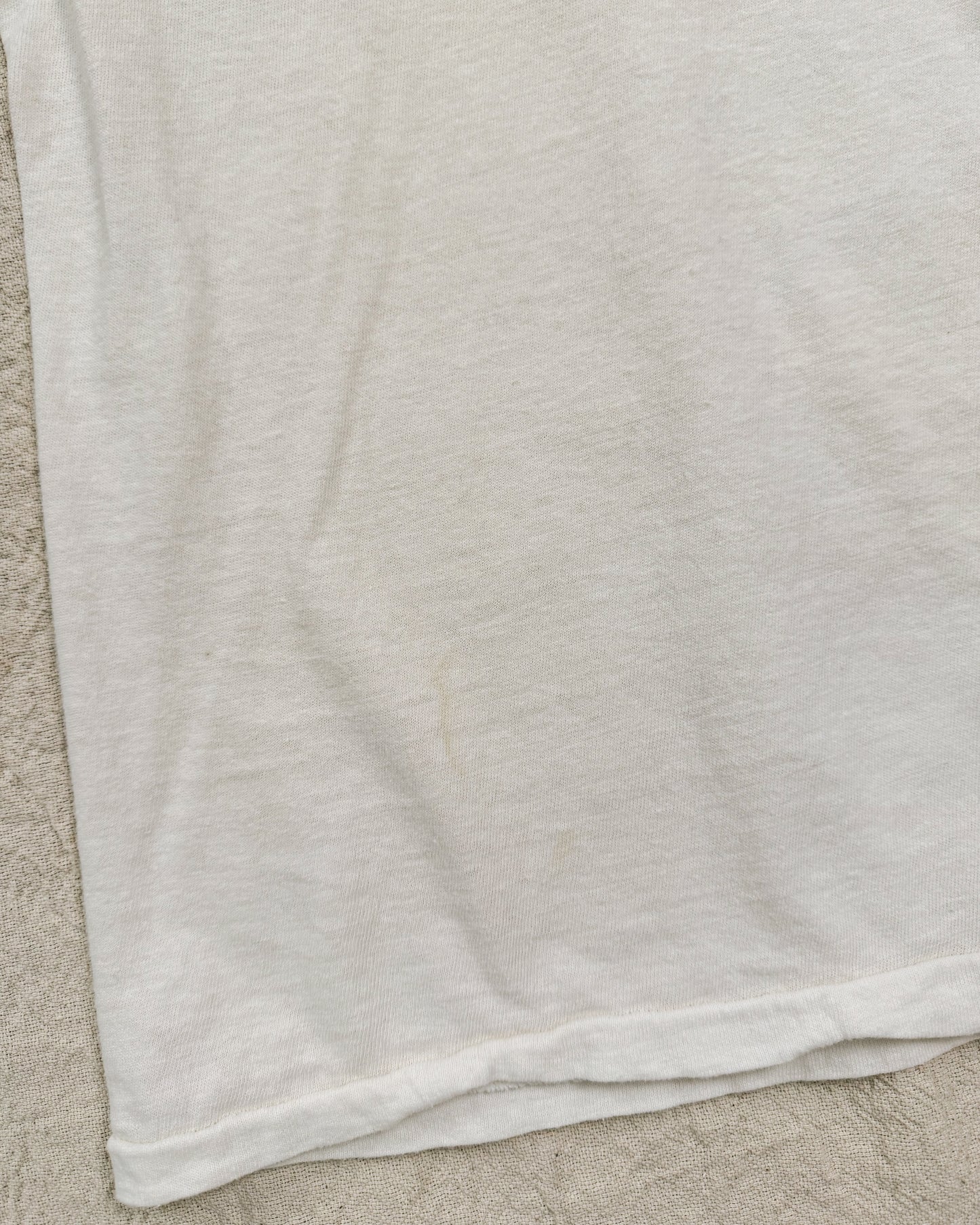 70s Hanes White Shirt | XS/Small