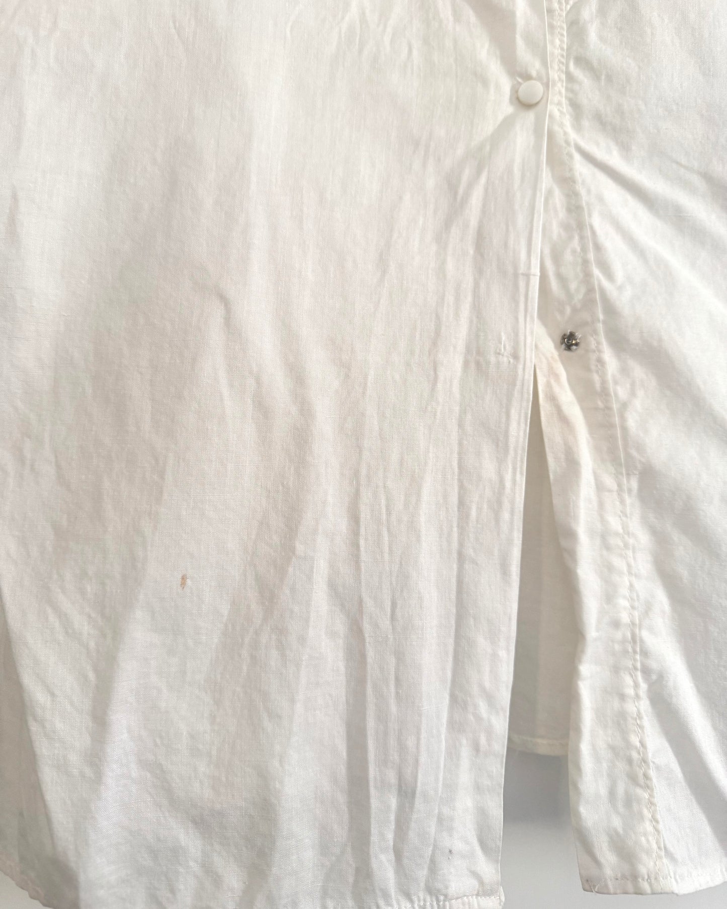 Vintage Antique Embroidered Blouse | Size M-L