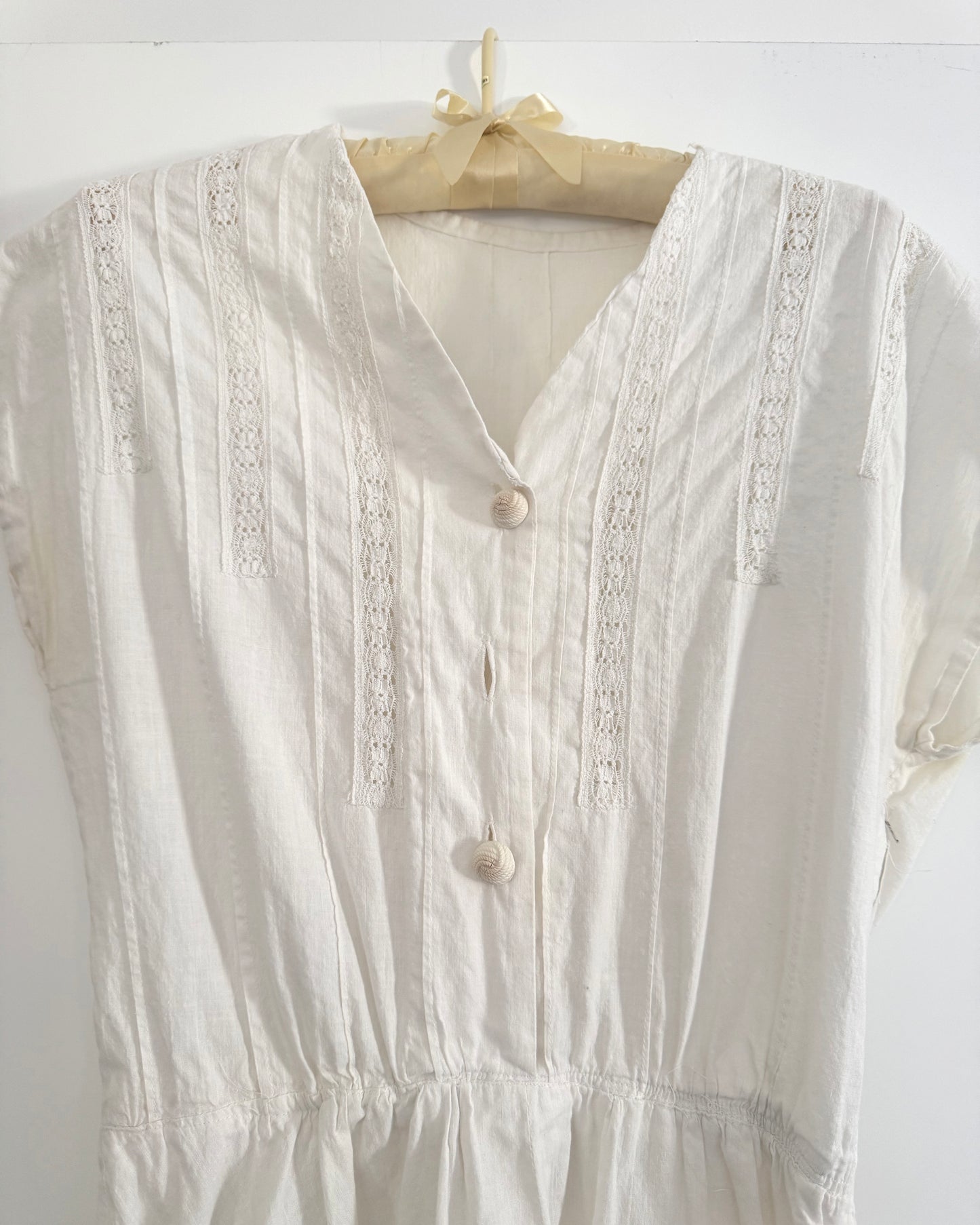 Vintage 50s White House Dress | Size M-L