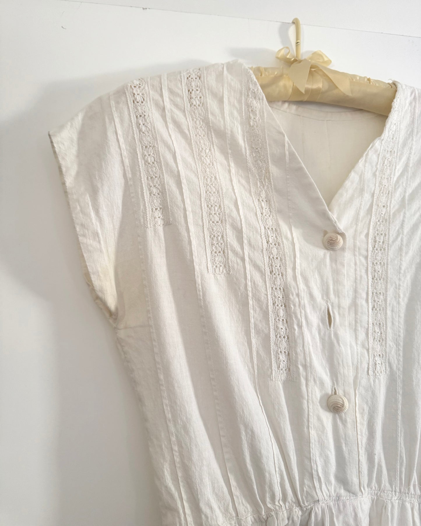 Vintage 50s White House Dress | Size M-L