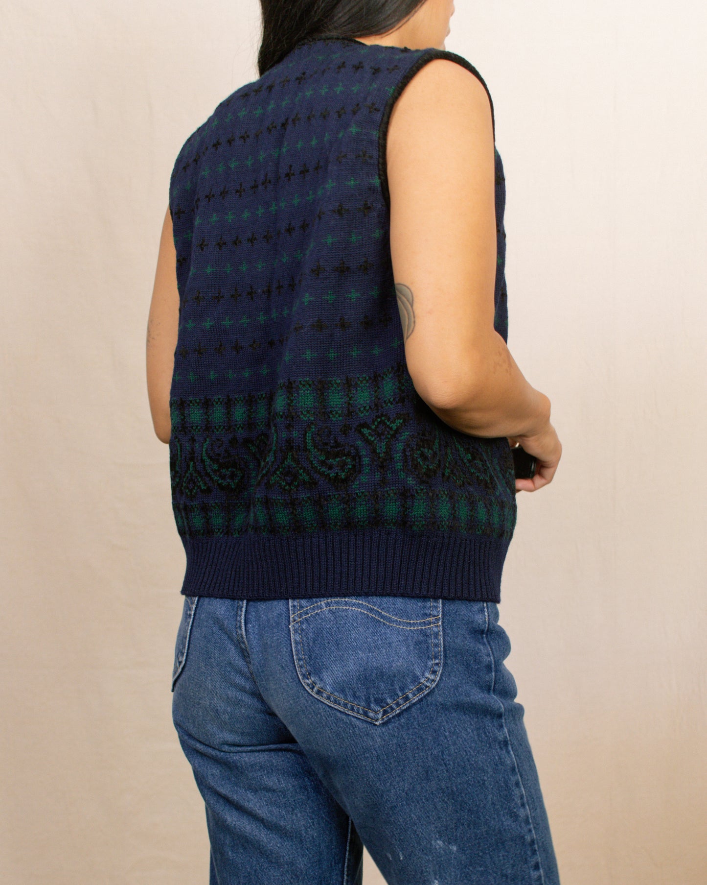 90s Pendleton Wool Vest | Small