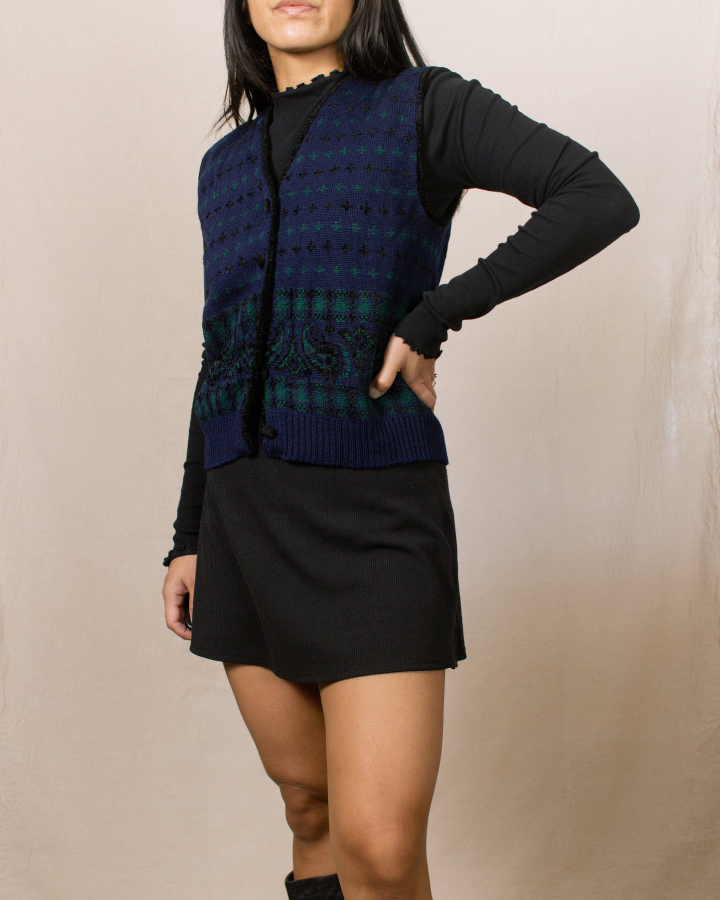 90s Pendleton Wool Vest | Small