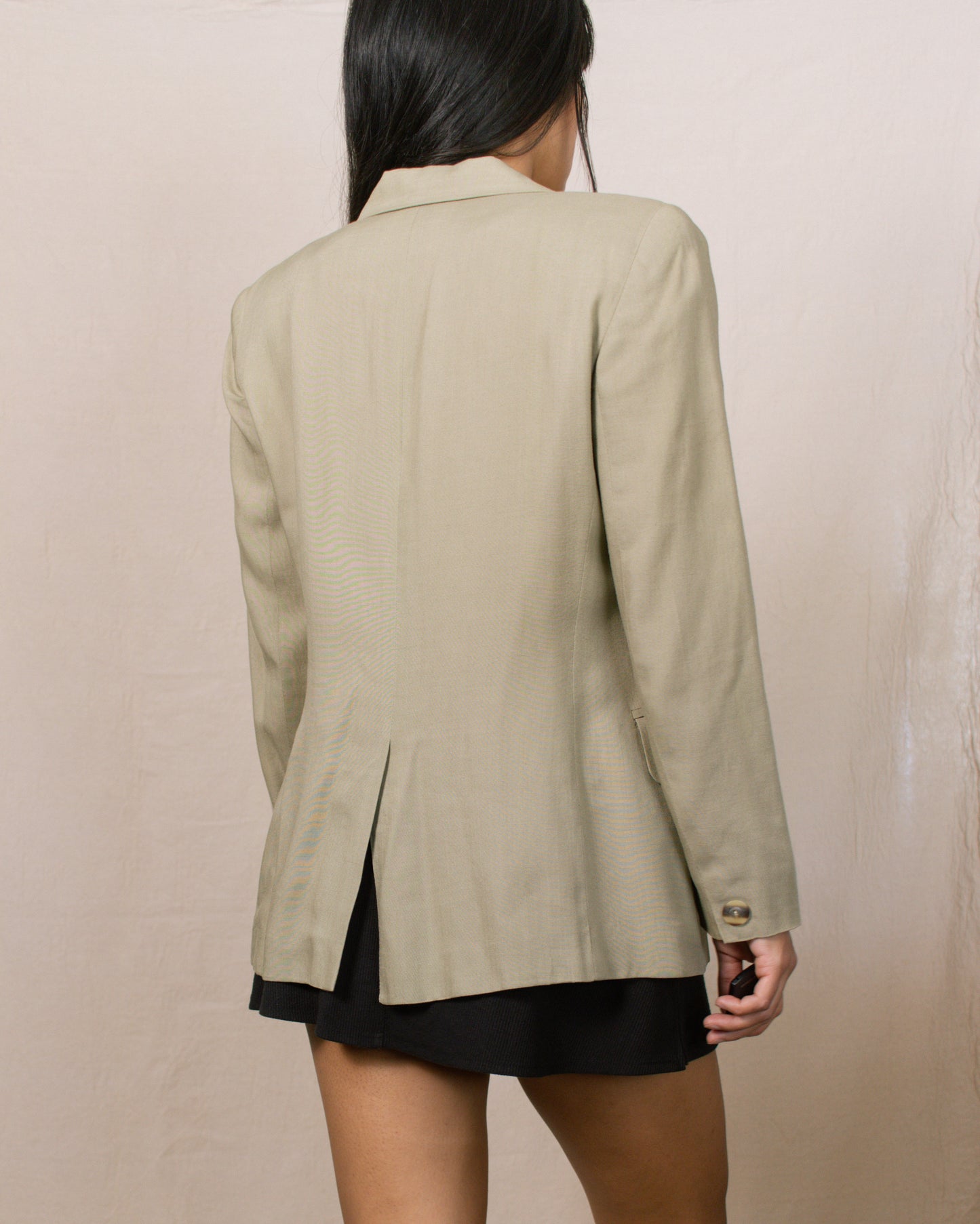 70s Taupe Blazer | Small