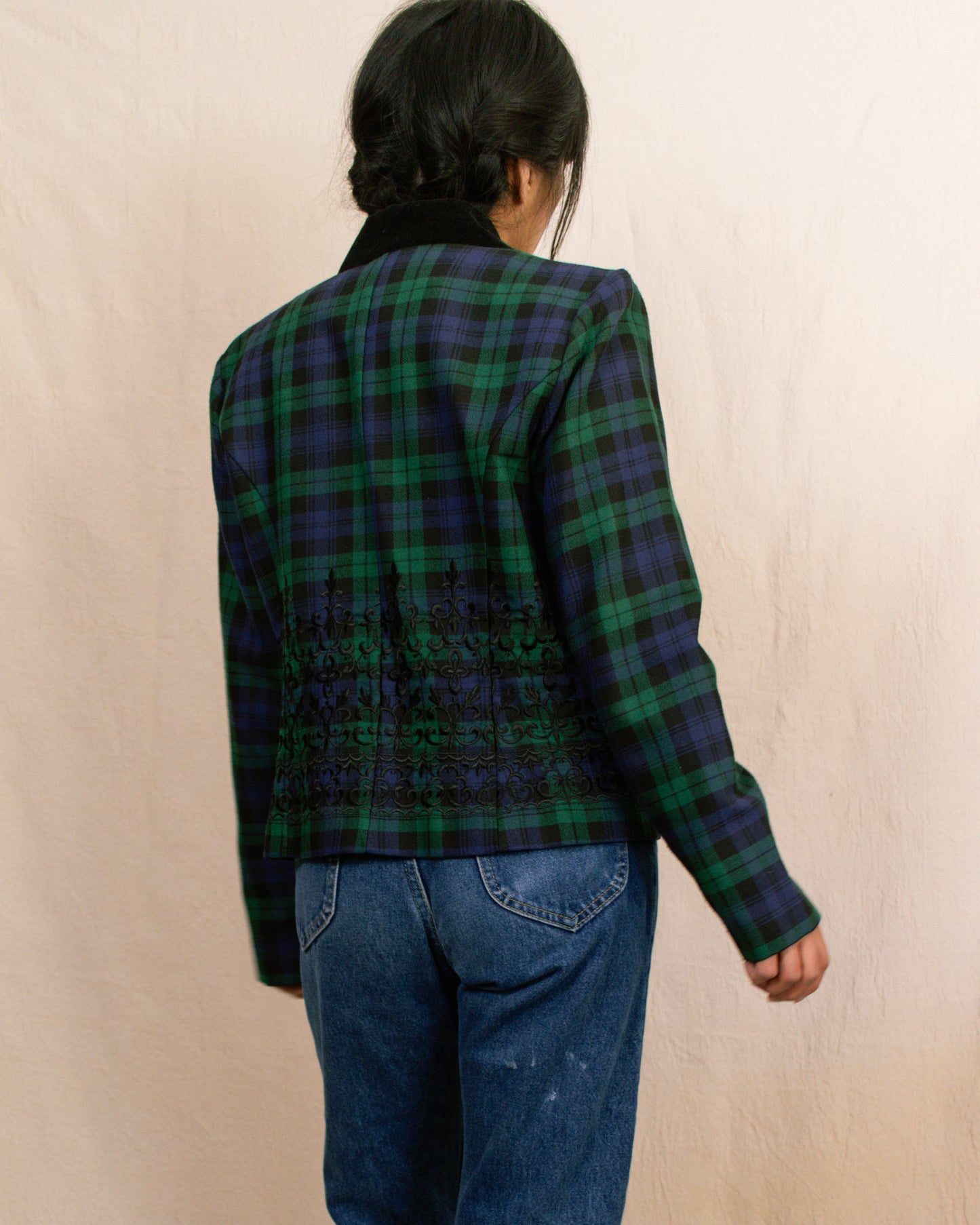 60s Plaid Jacket | Small/Medium