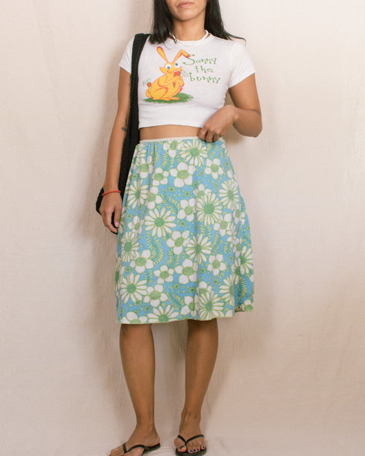 Vintage 90s Hawaiian Skirt | Size Small/Medium